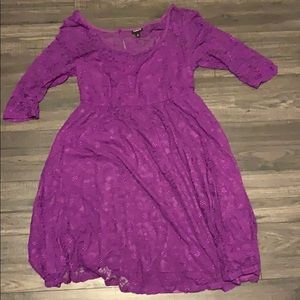 Purple Lace Dress